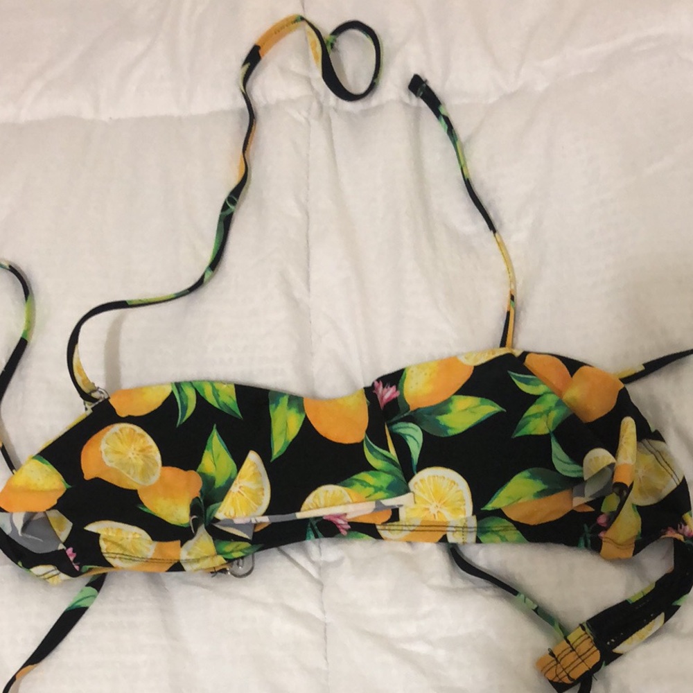 Lemon Bikini Top
